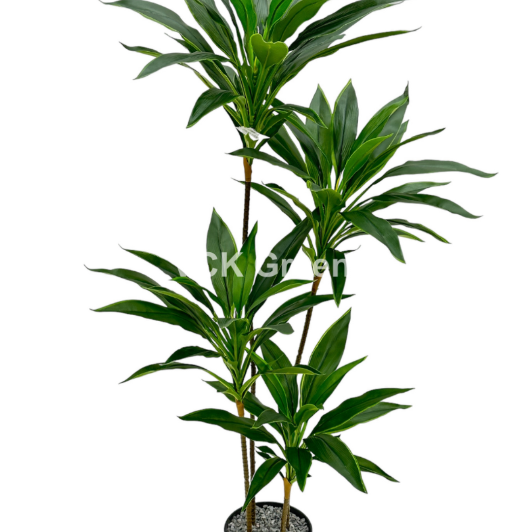 Artificial Green Dracaena Plant 4ft With Pot