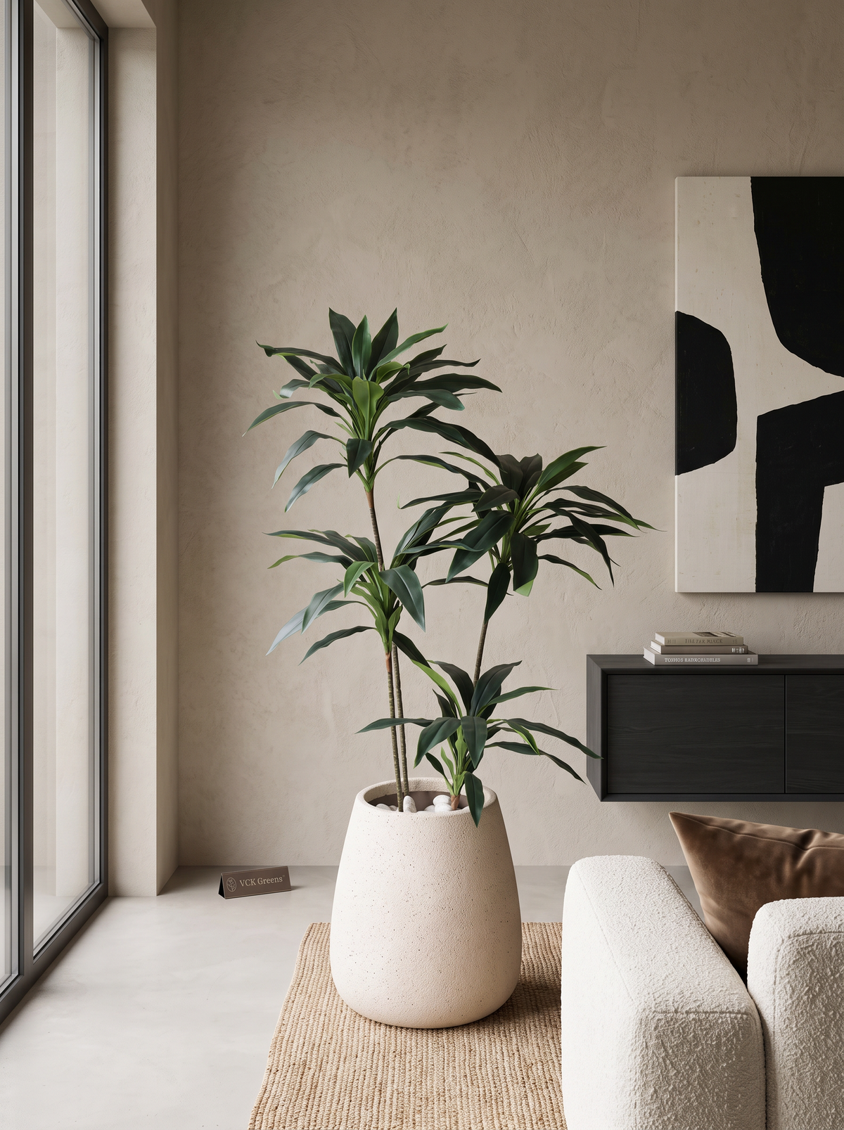 Artificial Green Architecture Dracaena Plant 4ft