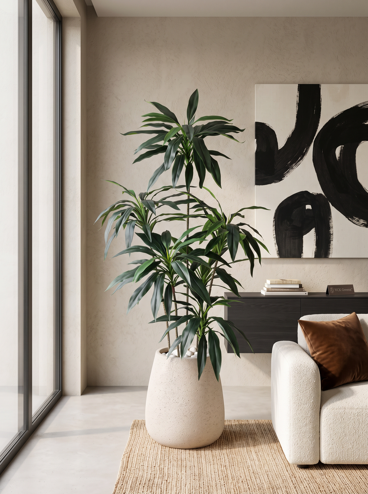 Artificial Green Dracaena Plant 5ft
