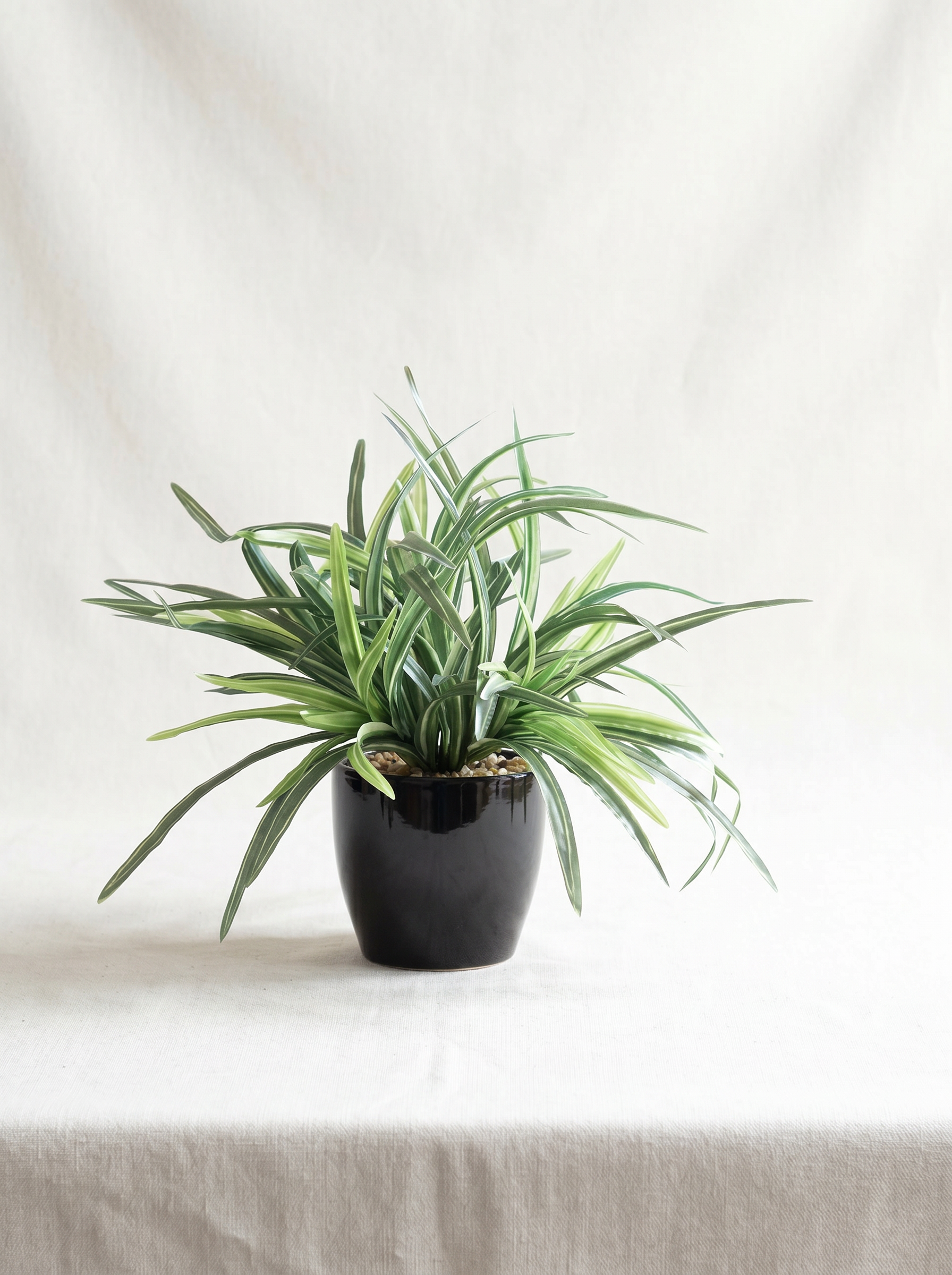 Artificial Green Spider Leaves Bonsai 27cm