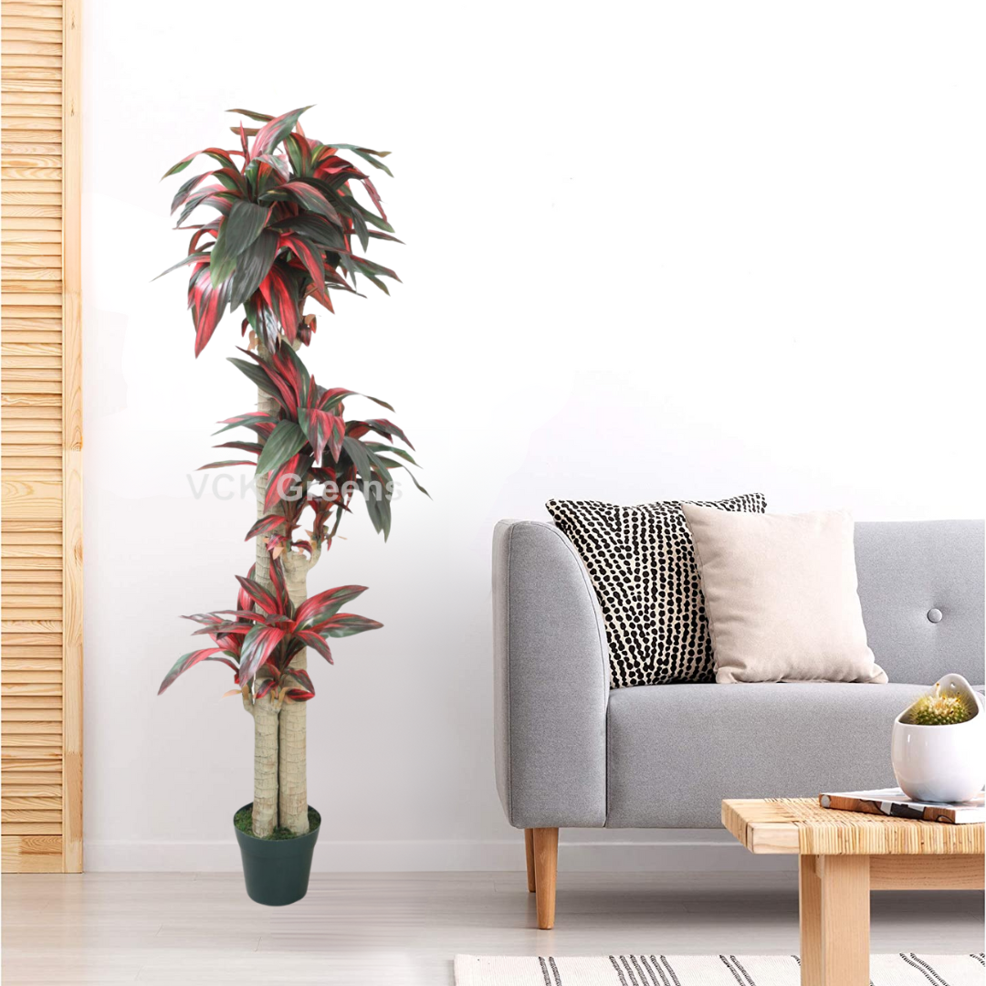 Artificial Dracaena Plants 5.8ft With Pot