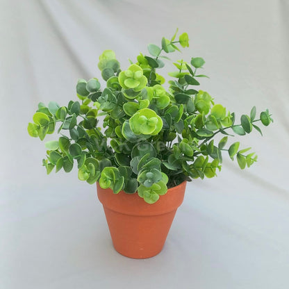 Artificial Eucalyptus Leaves With Plastic Pot 1.3ft