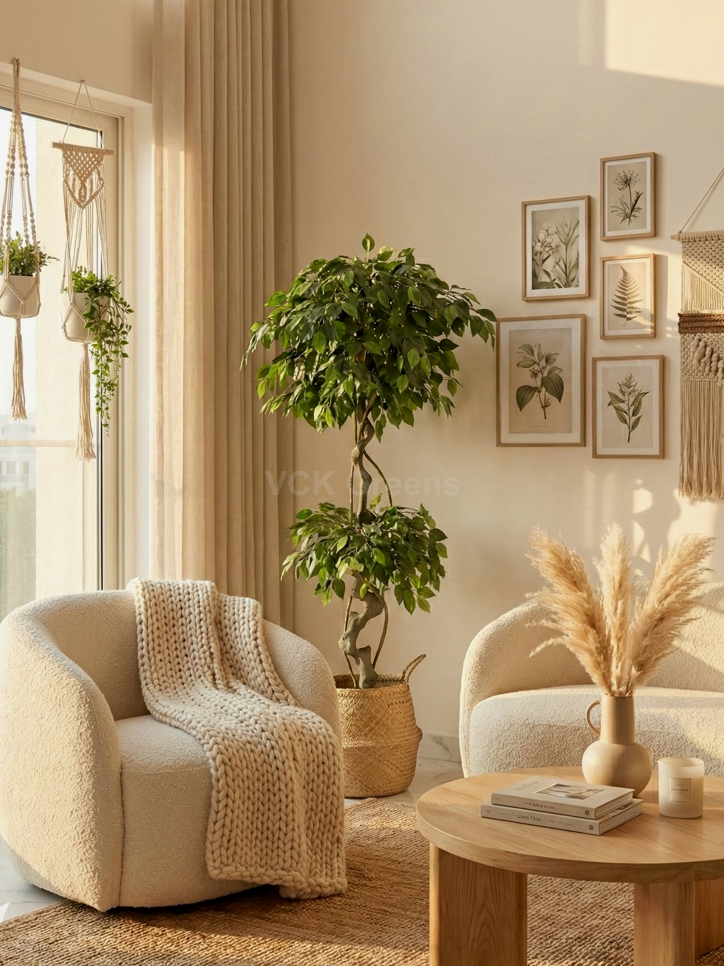 Artificial Topiary Ficus Plant 5ft