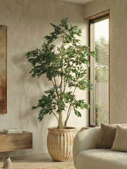 Artificial Green Ficus Tree 6.5ft