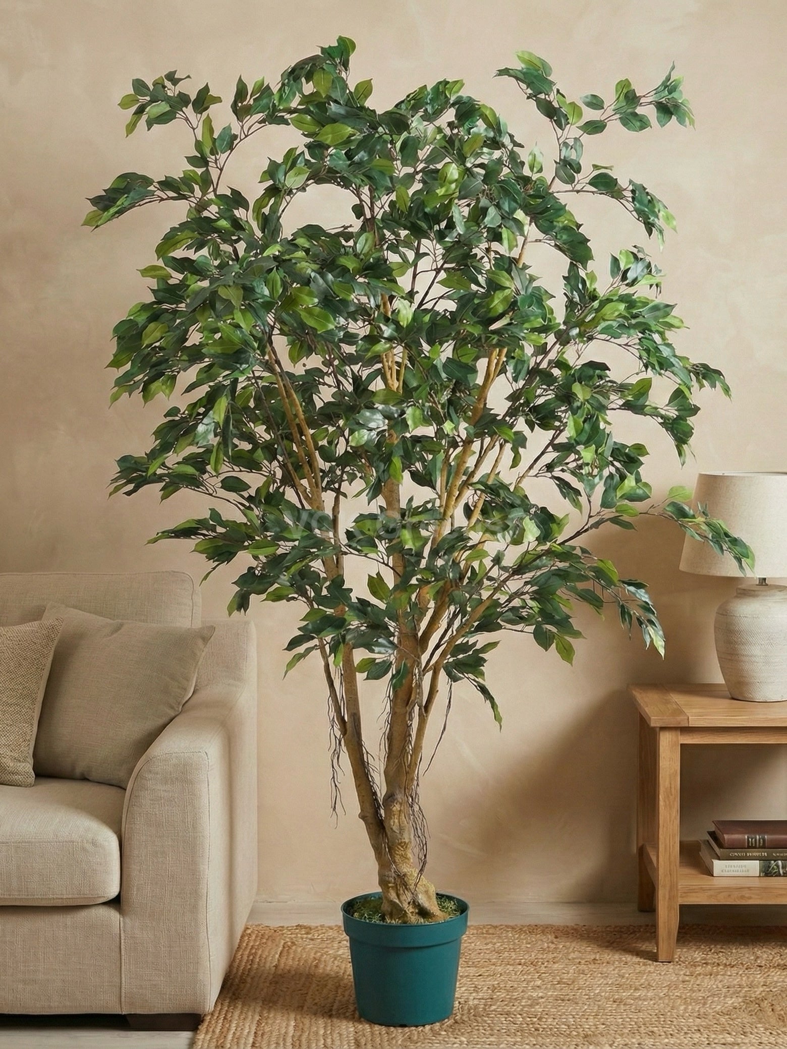 Artificial Tall Ficus Tree 7.2ft