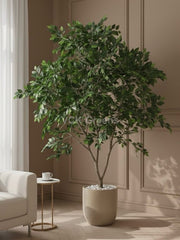 Artificial Green Ficus Tree 7ft