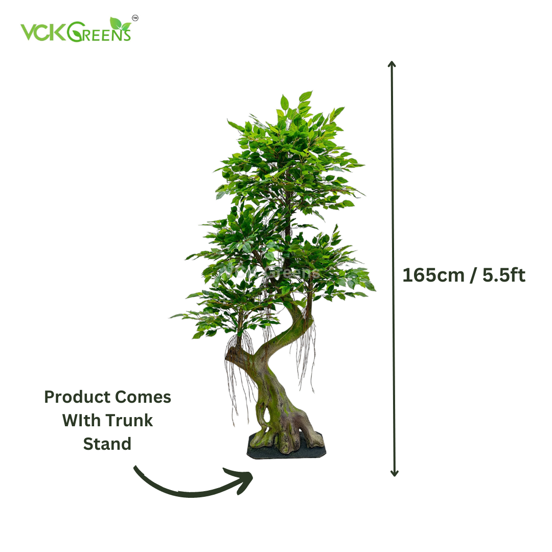 Artificial Ficus Fiber Trunk Tree 5.5ft