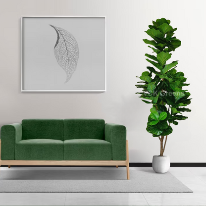 Artificial Tall Fiddle Leaf Fig Plant 8.7ft With Pot