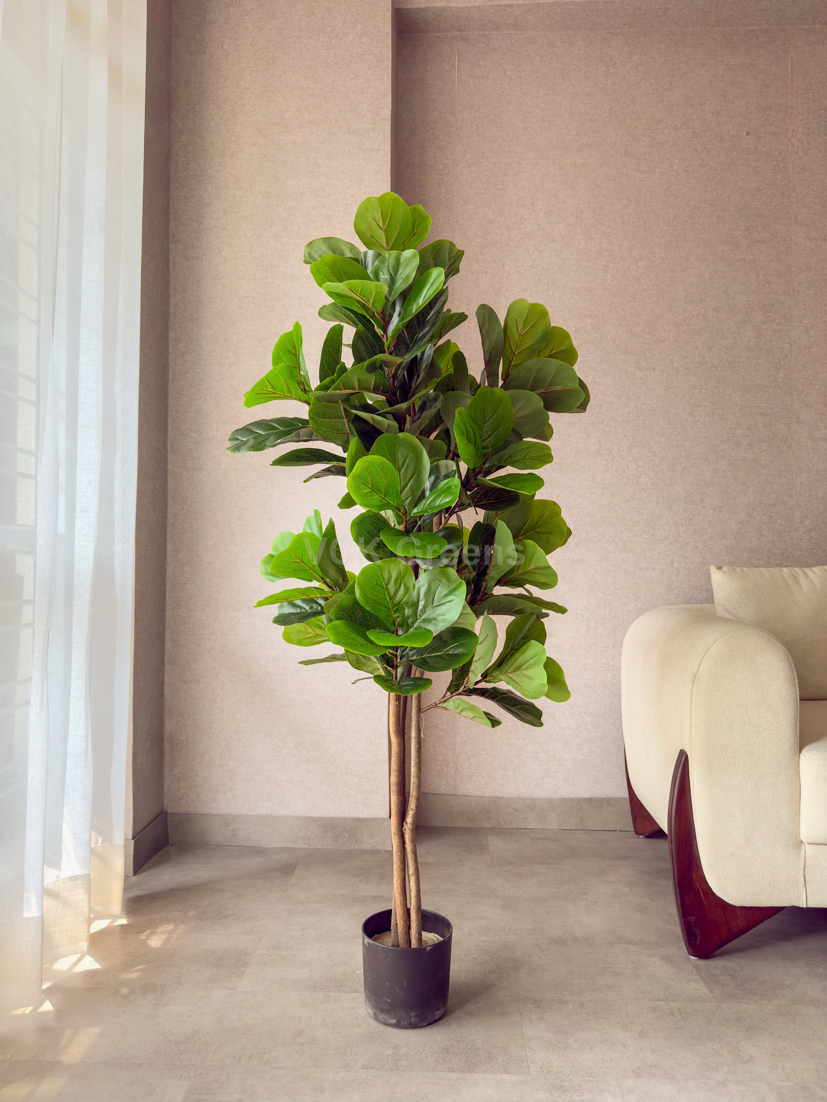 Artificial Fiddle Leaf Fig Tree 5 Feet