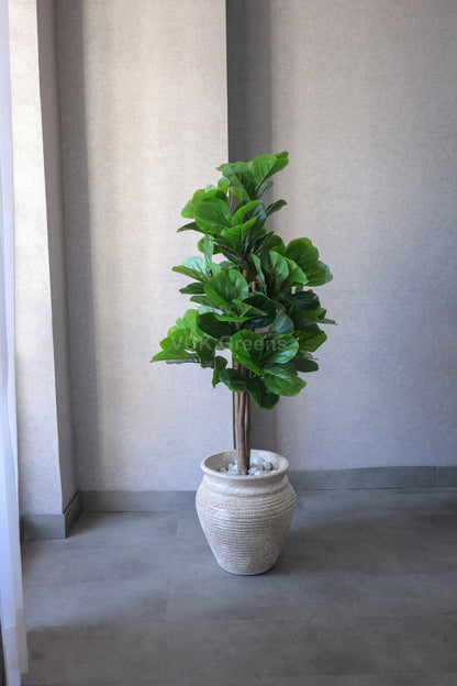 Artificial Fiddle Leaf Fig Tree 4ft With Pot