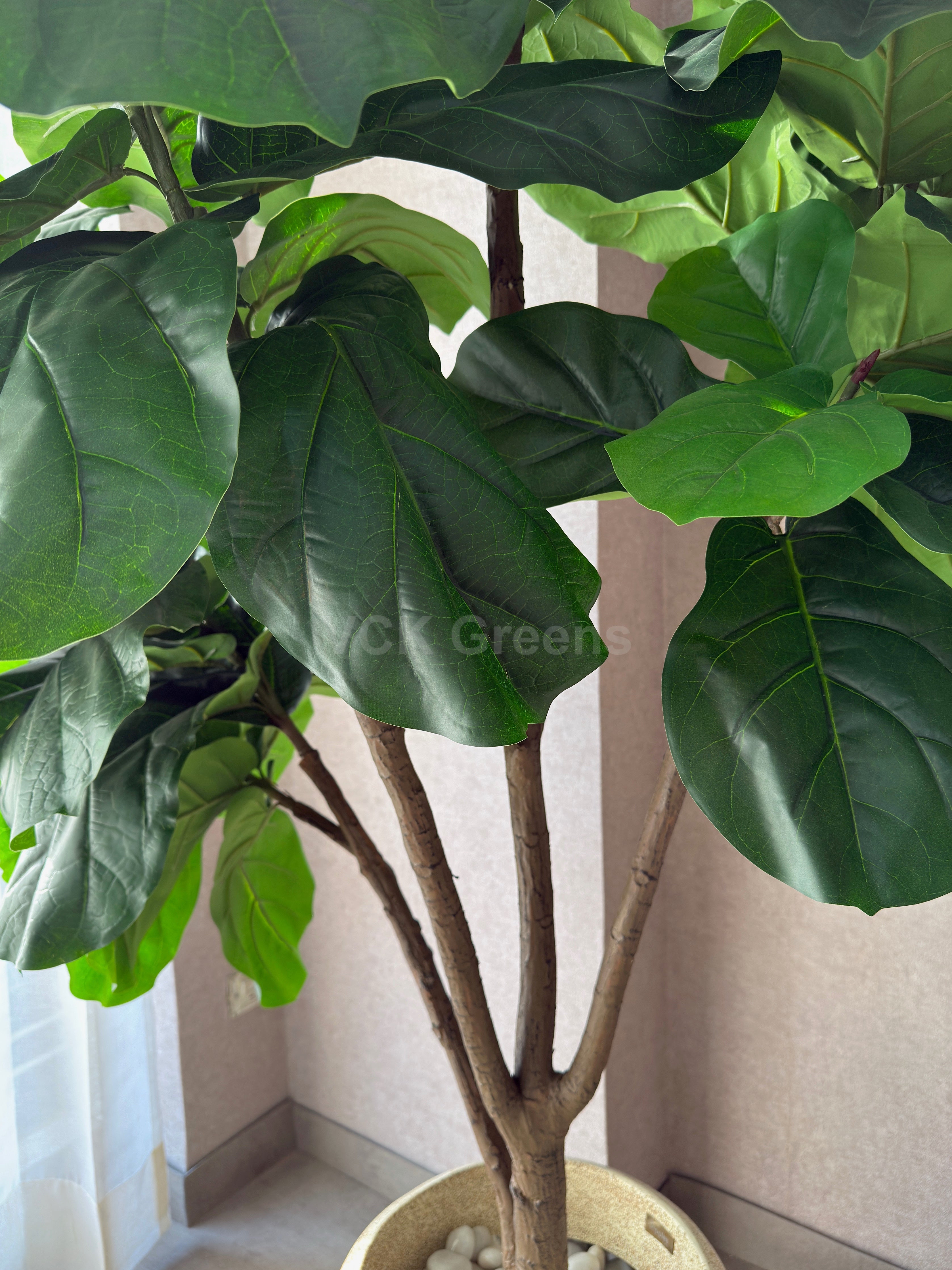 Artificial Tall Fiddle Leaf Fig Plant 8.7ft