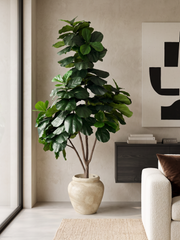 Artificial Tall Fiddle Leaf Fig Plant 8.7ft