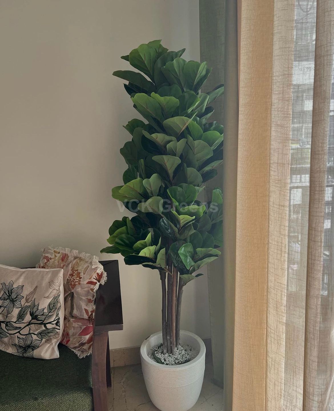 fiddle leaf fig artificial plant Artificial Fiddle Leaf Fig Tree 5ft – VCK Greens