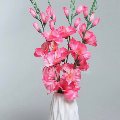 Artificial Gladiolus Flowers With Pot 50cm/1.8ft