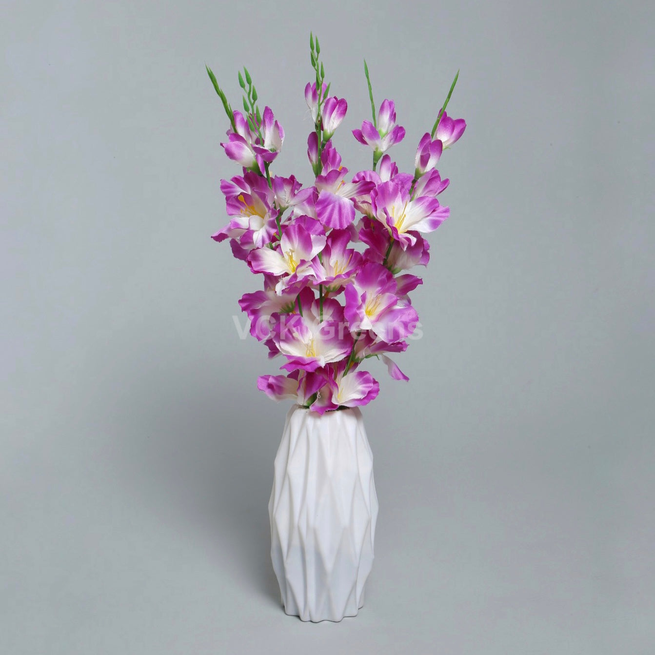 Artificial Gladiolus Flowers With Pot 50cm/1.8ft