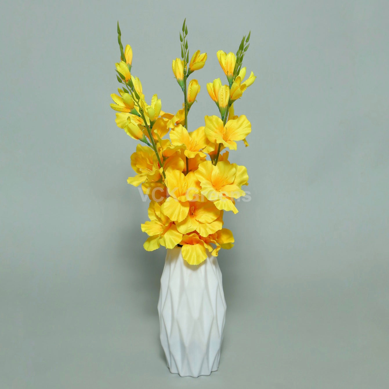 Artificial Gladiolus Flowers With Pot 50cm/1.8ft