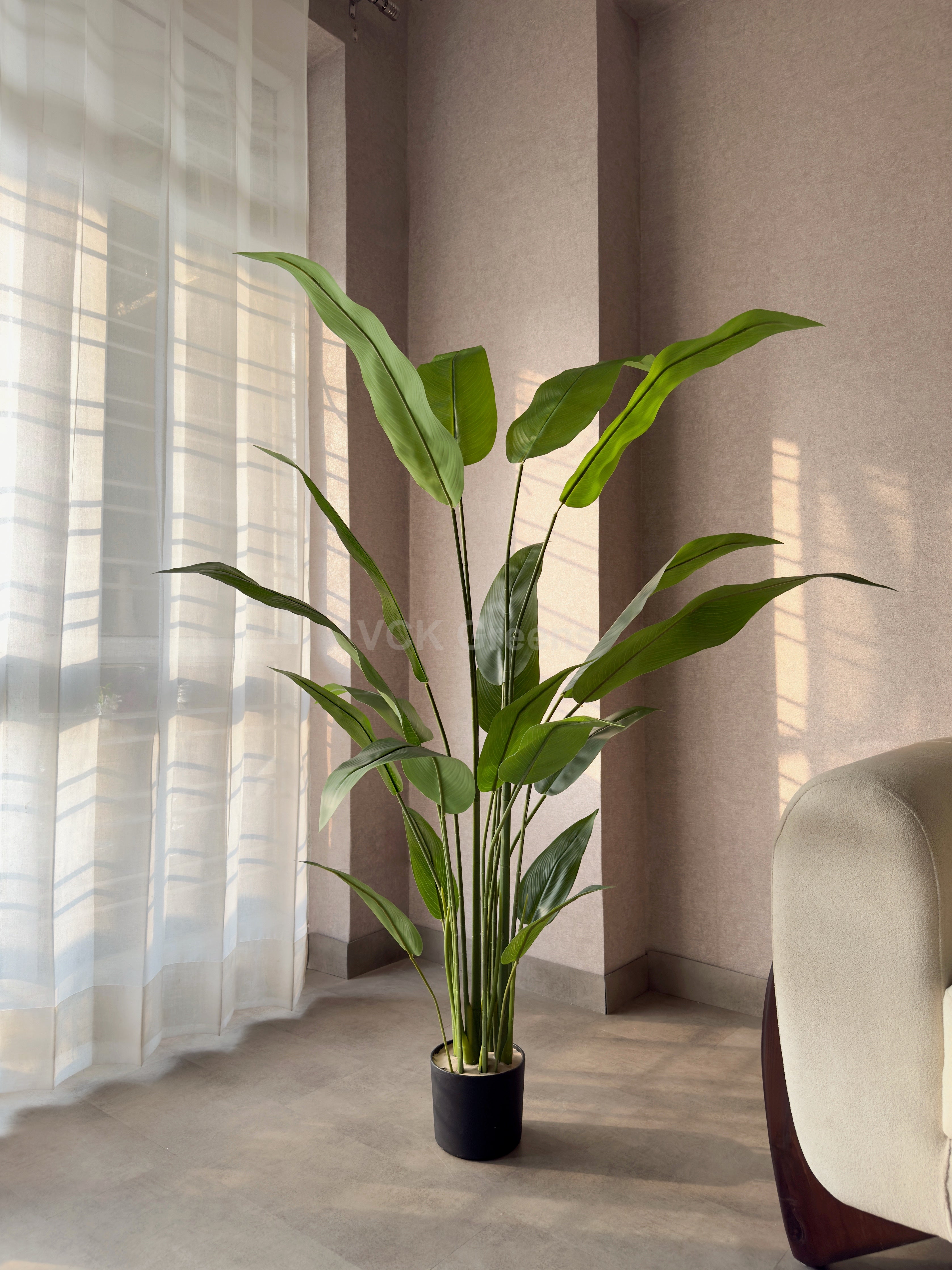 Artificial Bird of Paradise Plant 5.3Ft