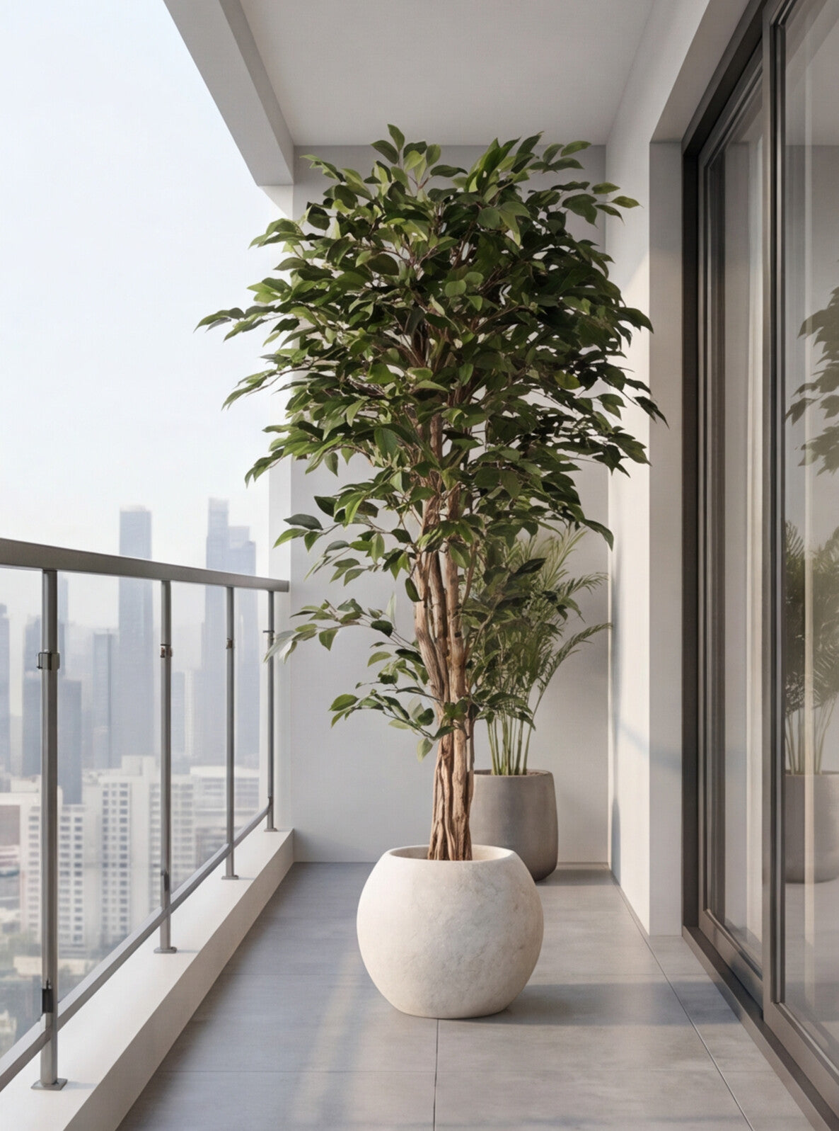 Artificial Green Ficus Tree 6ft