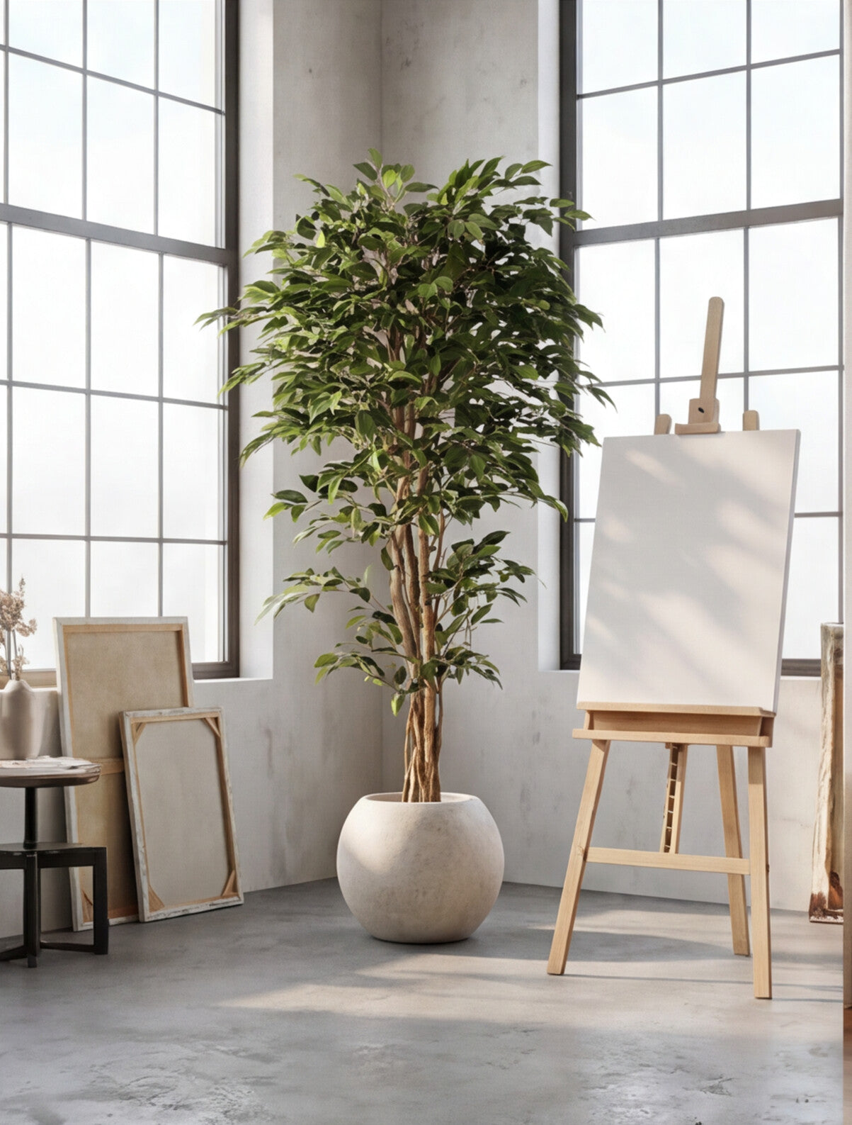 Artificial Green Ficus Tree 6ft