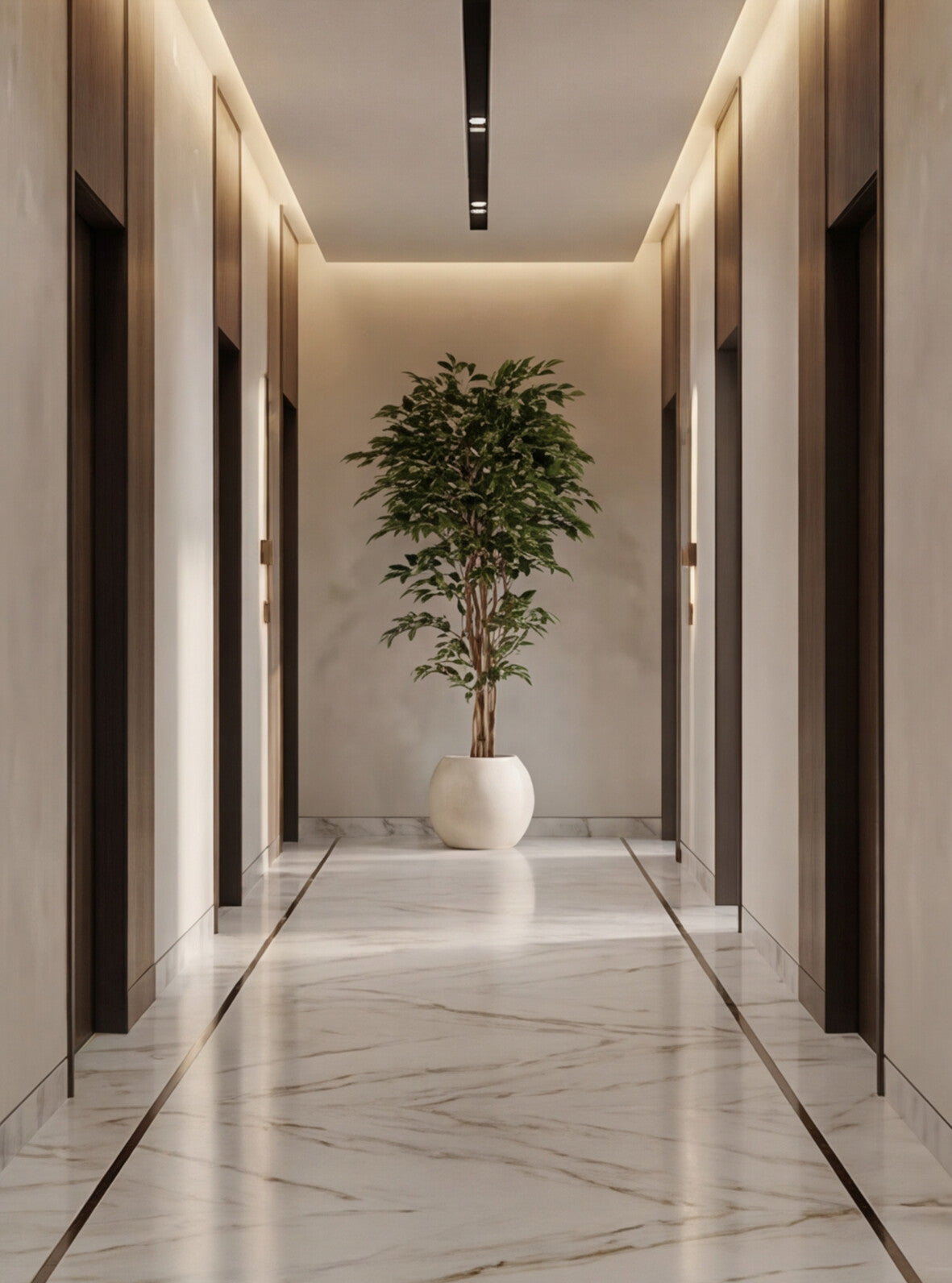 Artificial Green Ficus Tree 6ft