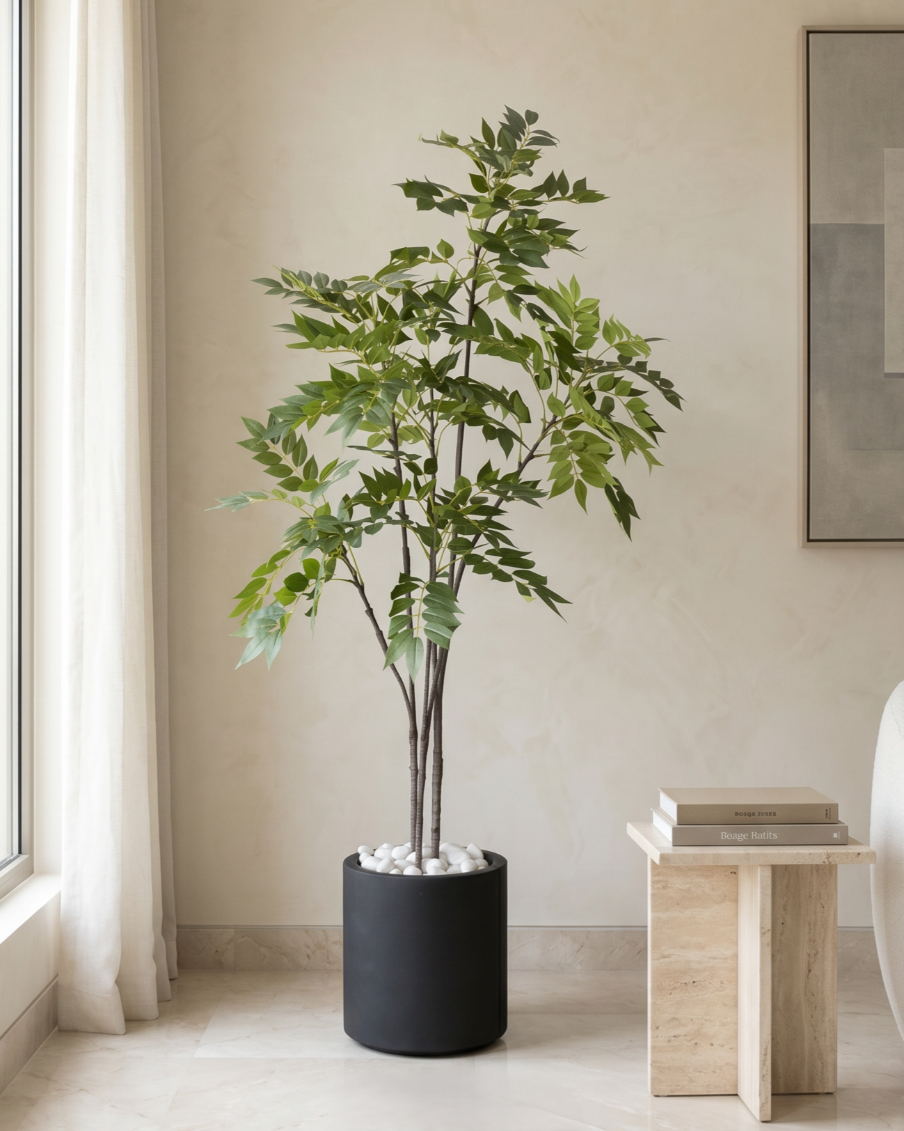 Artificial Green Ficus Plant 5ft