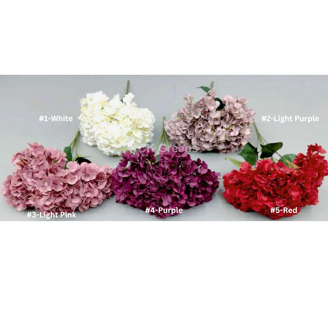 Artificial Hydrangea Flower Bunches 60cm/2ft