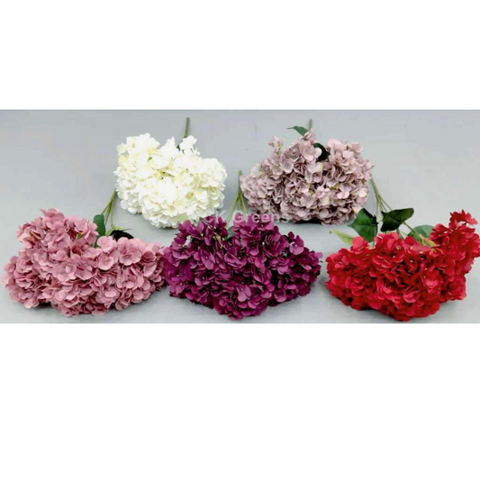 Artificial Hydrangea Flower Bunches 60cm/2ft