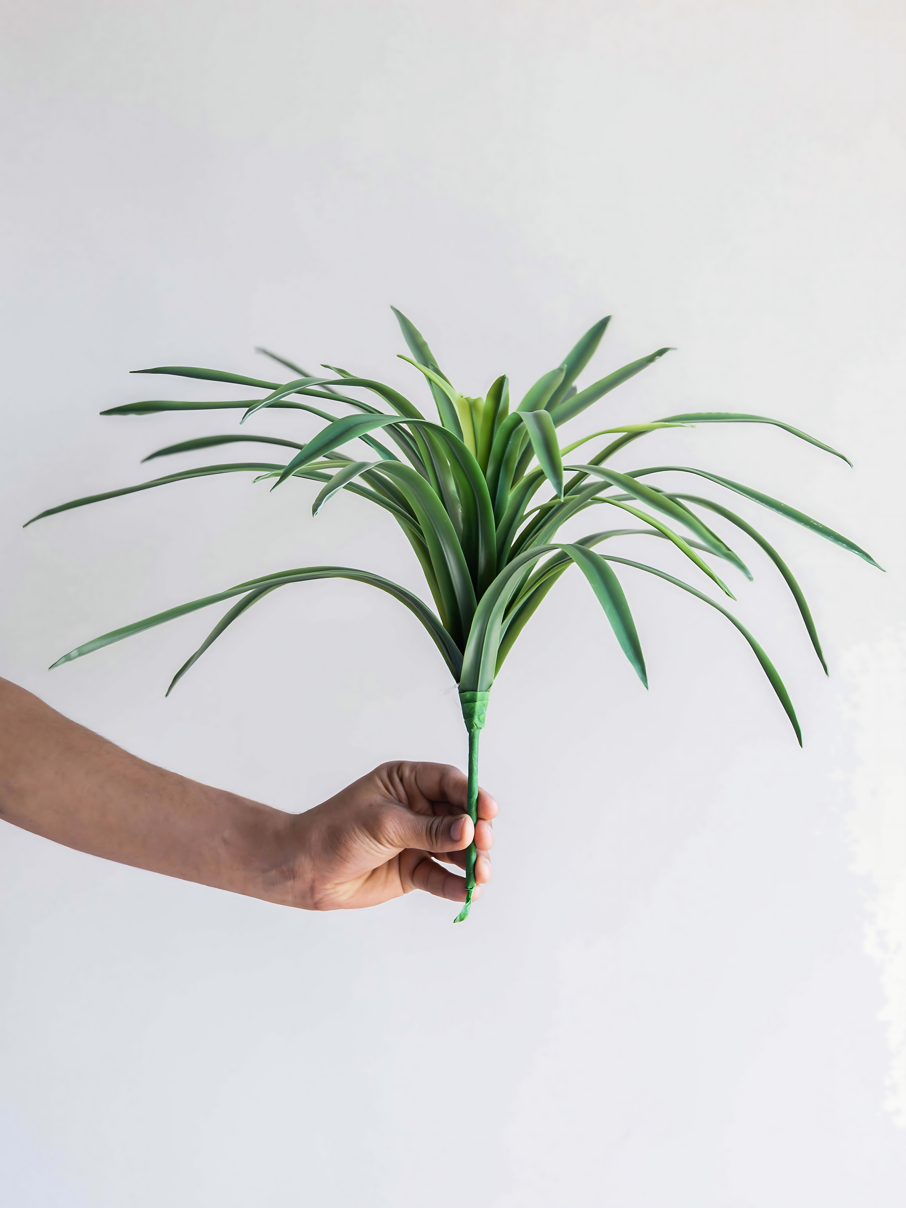 Artificial Latex Green Dracaena Bunch 1.5ft