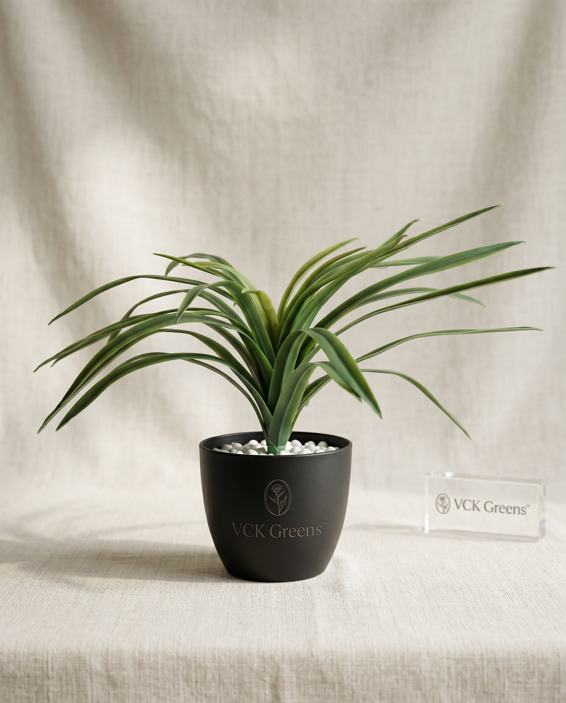 Artificial Latex Green Dracaena Bunch 1.5ft