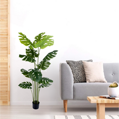 Artificial Monstera Plant 5.3ft With Pot