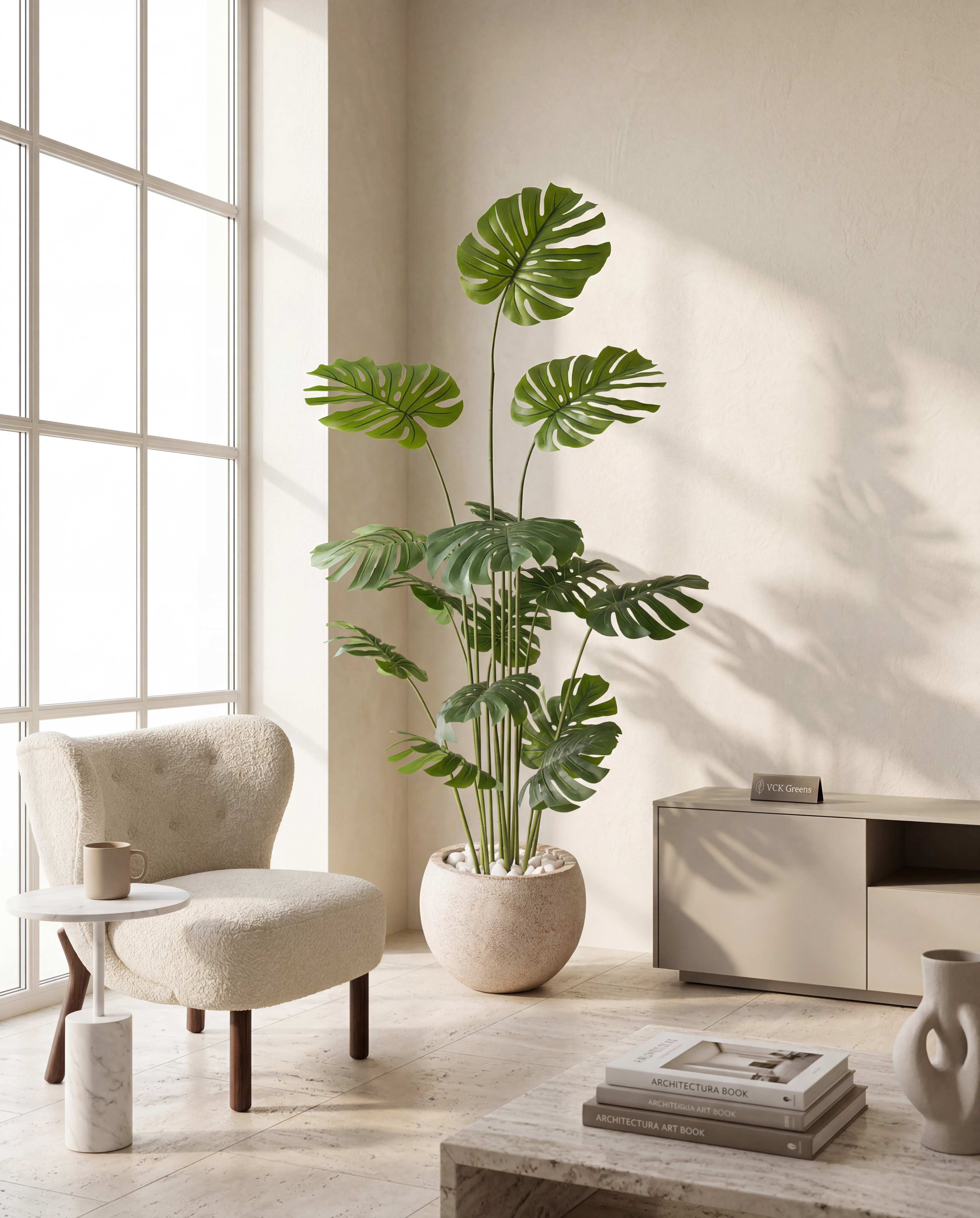 Artificial Monstera Plant 6.5ft