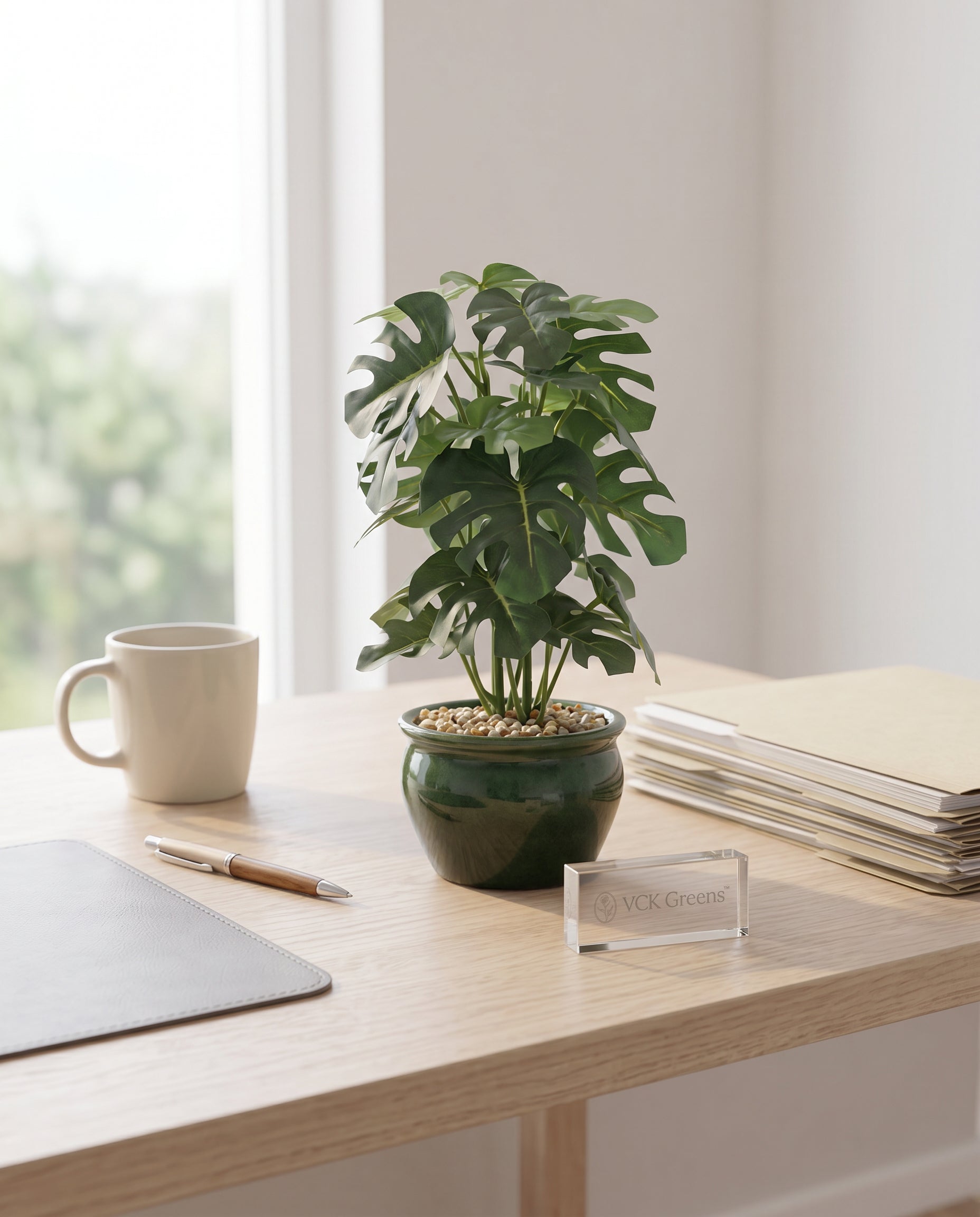 Artificial Plant Leaf Bonsai 28cm