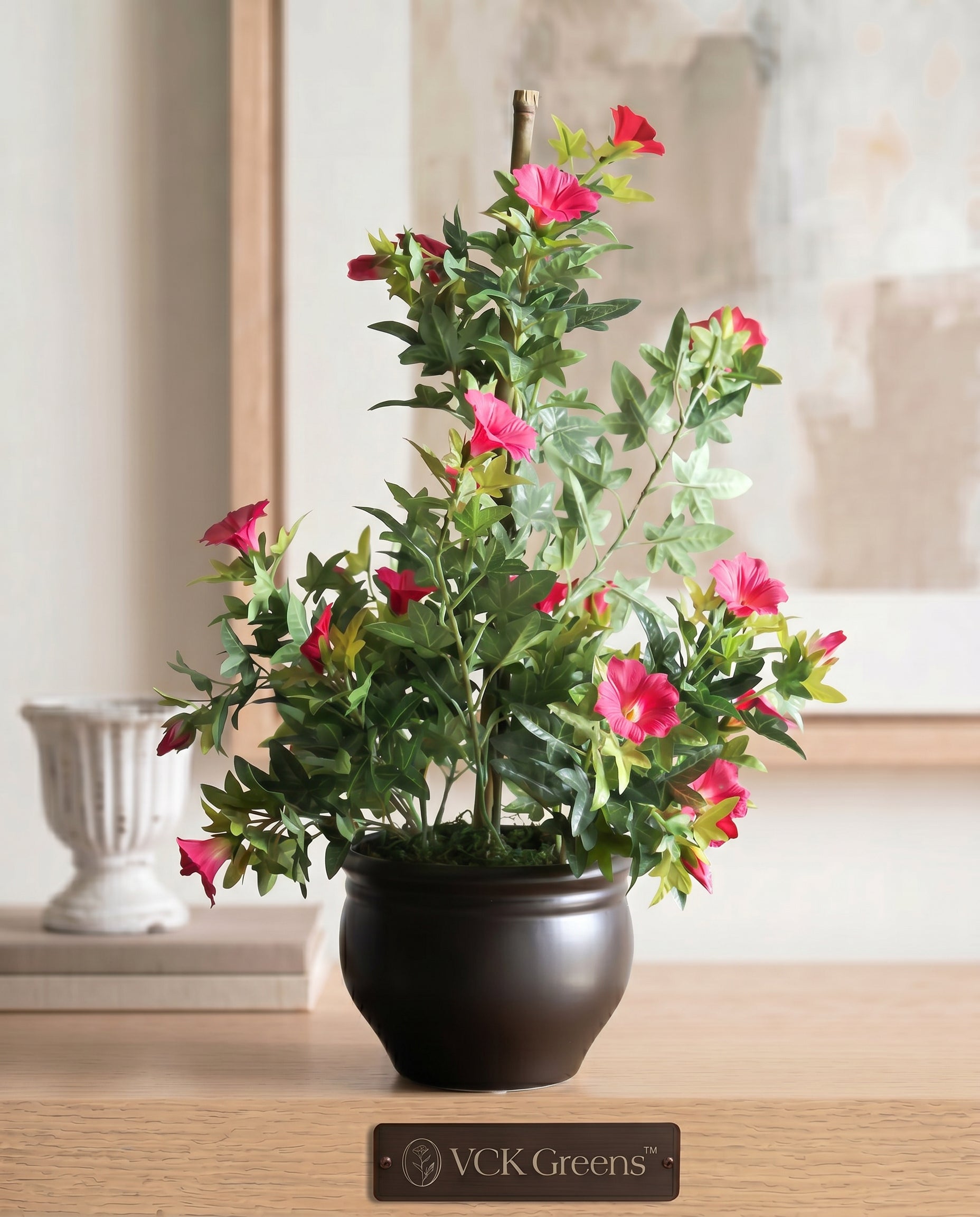 Artificial Morning glory Pink Bonsai 1.7ft