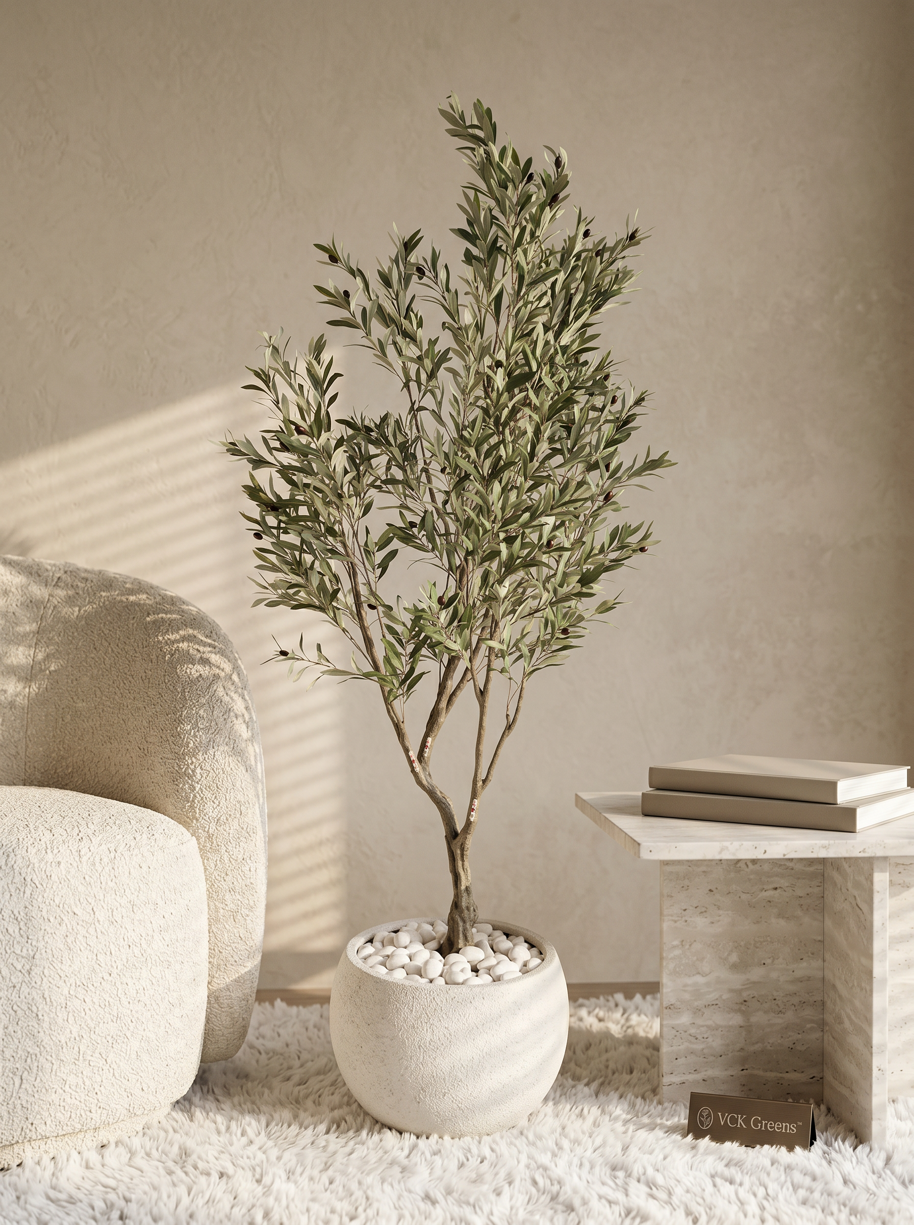 Artificial Mediterranean Olive Tree 7ft