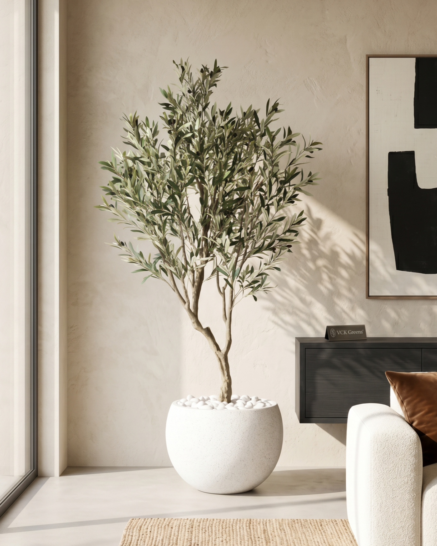 Artificial  Mediterranean Olive Tree 6ft