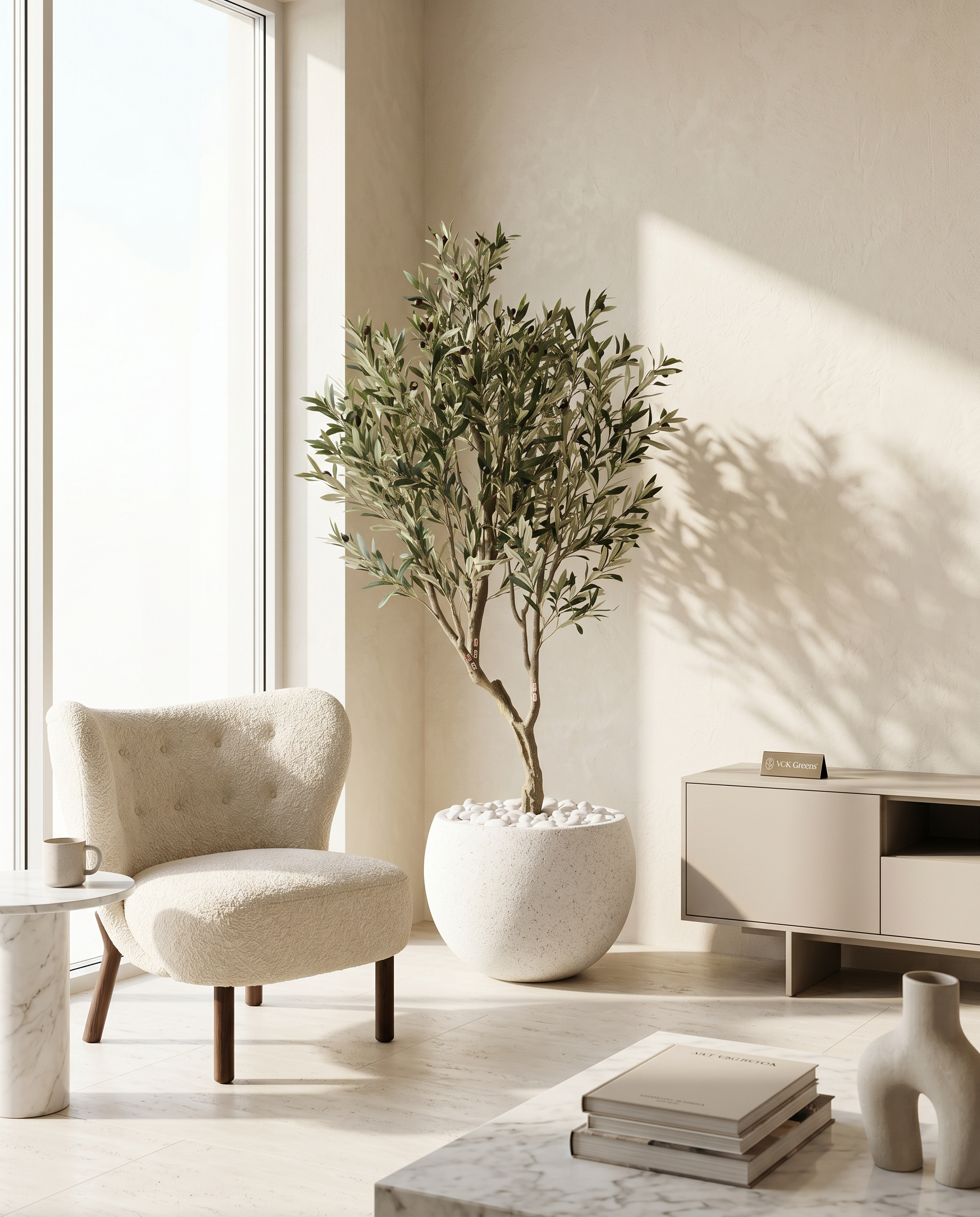 Artificial  Mediterranean Olive Tree 6ft