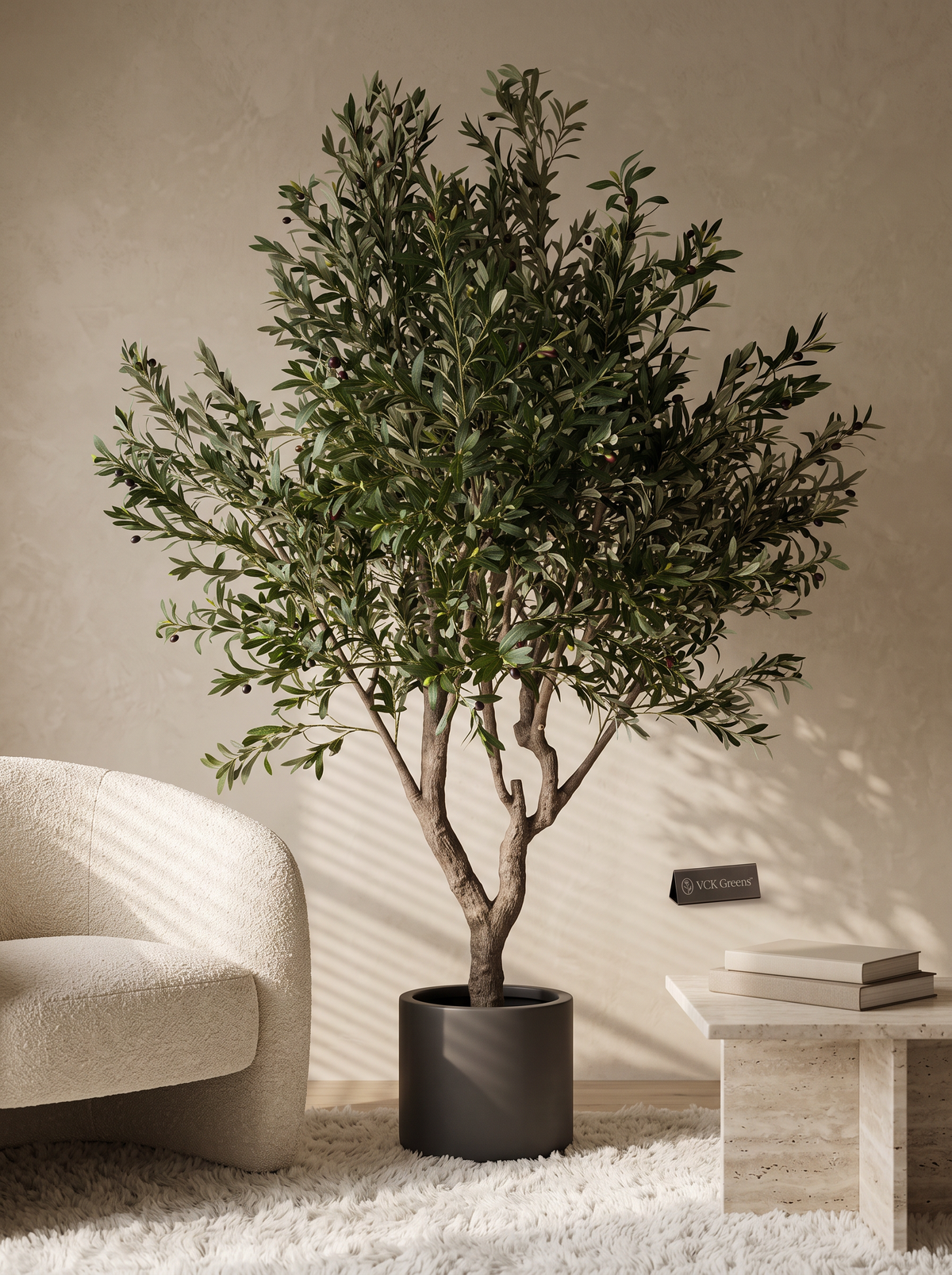 Artificial Grandeur Olive Tree 8.2ft