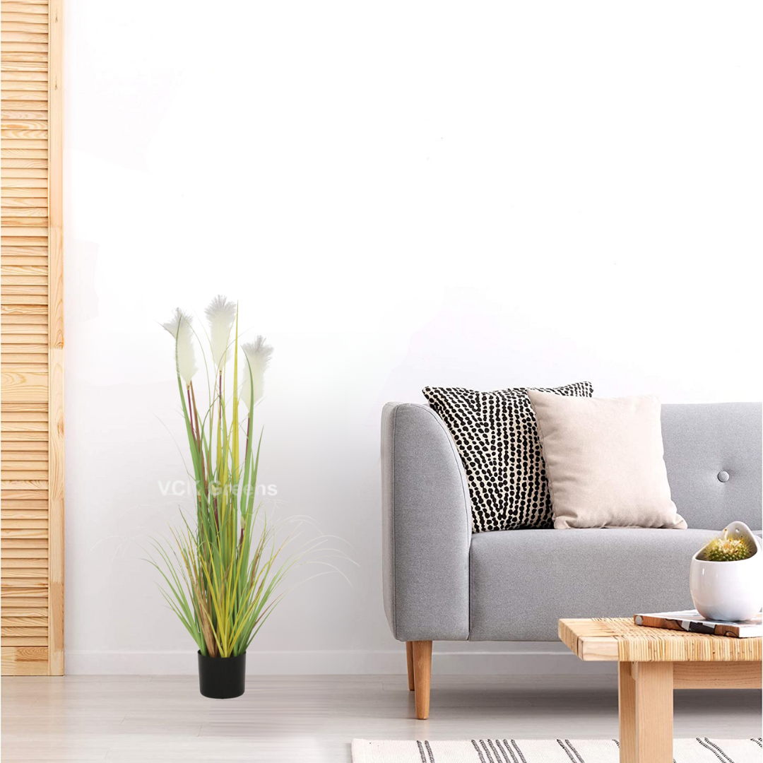 Artificial Onion Grass Plant 4ft With Pot