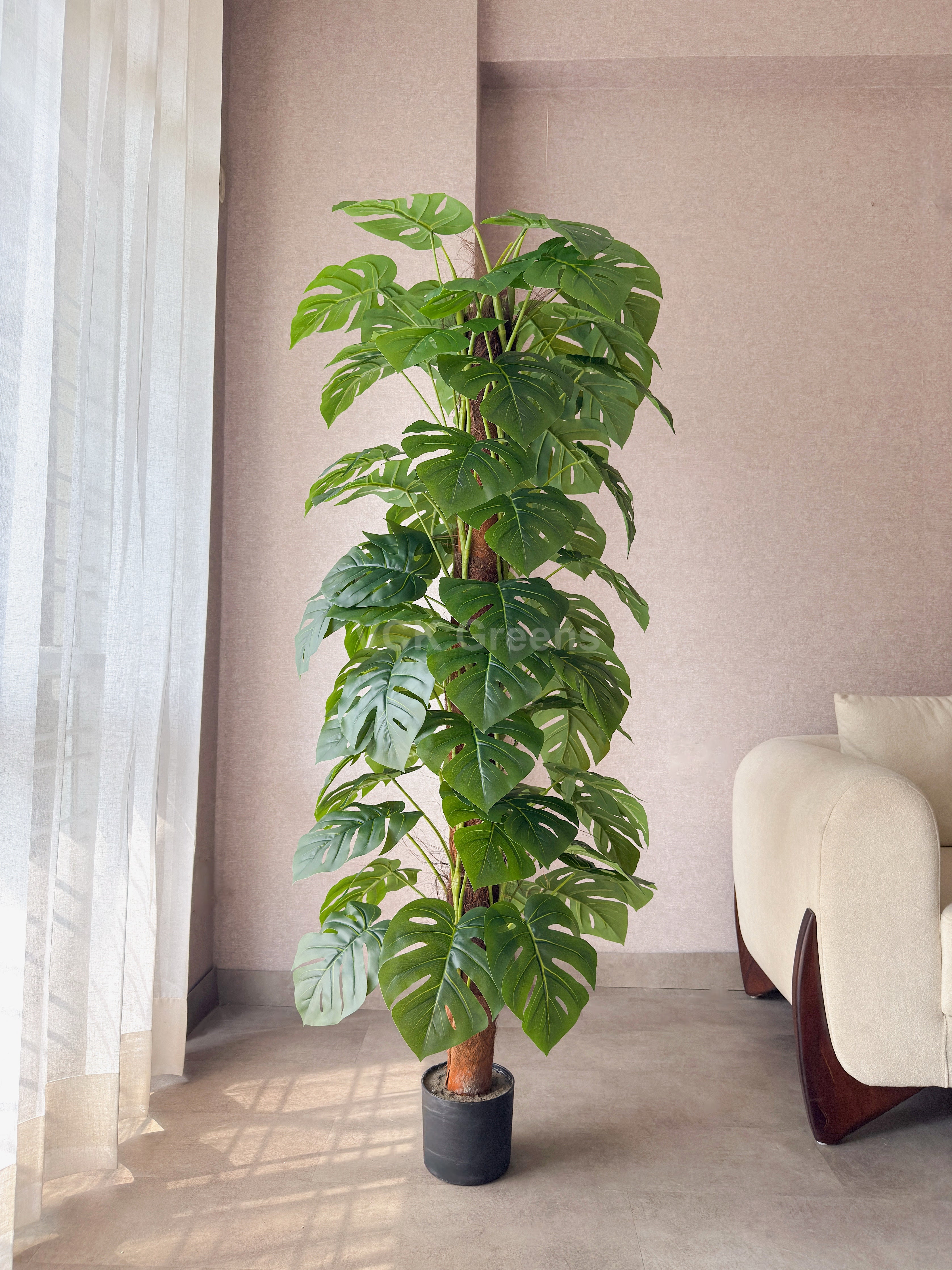 Artificial Monstera Pole Plant 5.5ft