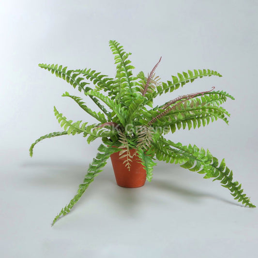 Artificial Real Touch Ferns With Plastic Pot 55cm/1.9ft