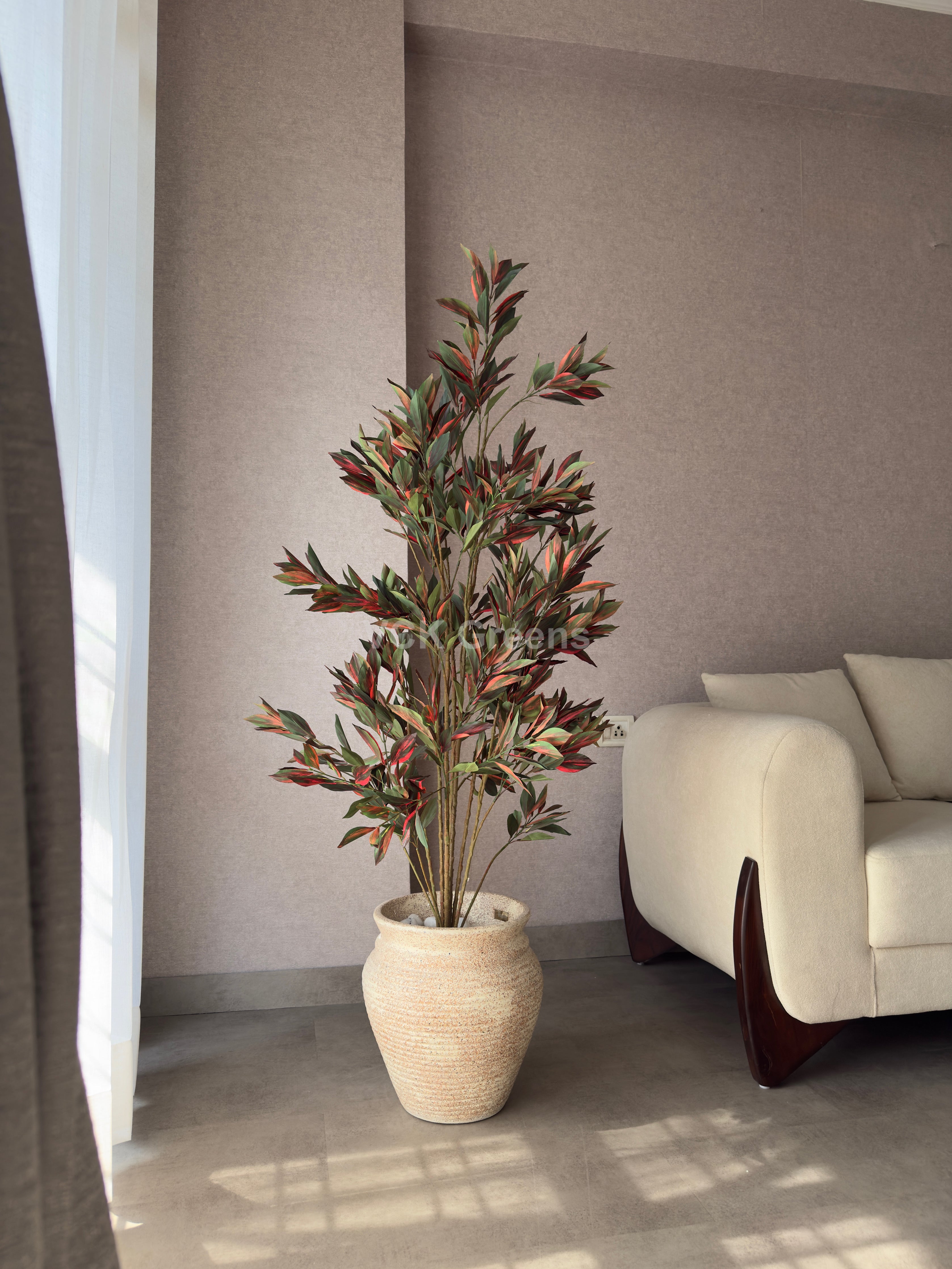 Artificial Red Dracaena Plant 5ft