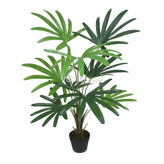 Artificial Rhapis Palm Plant With Pot 100cm/3.3ft