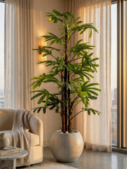Artificial Rhapis Palm Plant 6.5ft