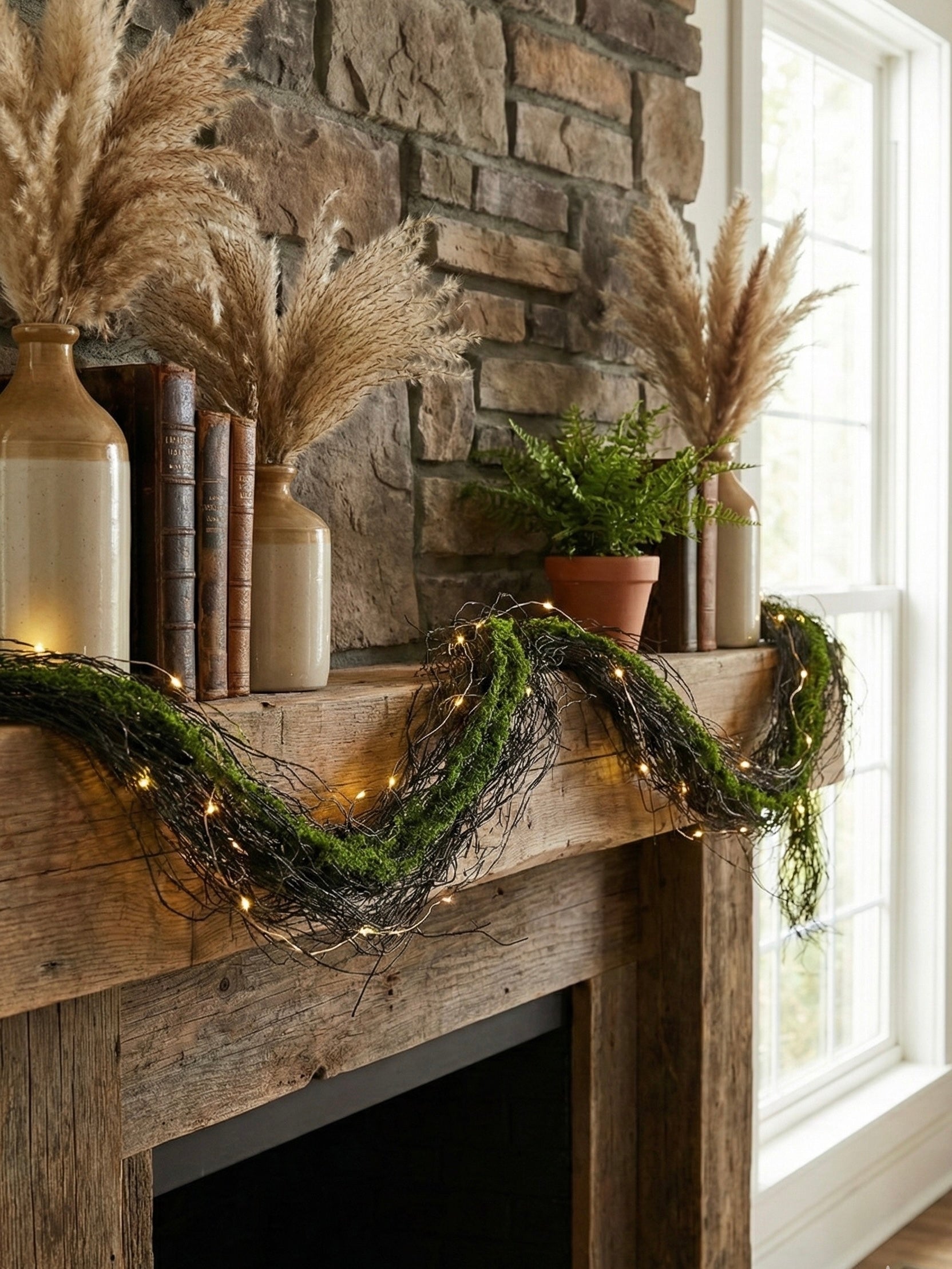 Artificial Hanging Moss Vine 5.5ft