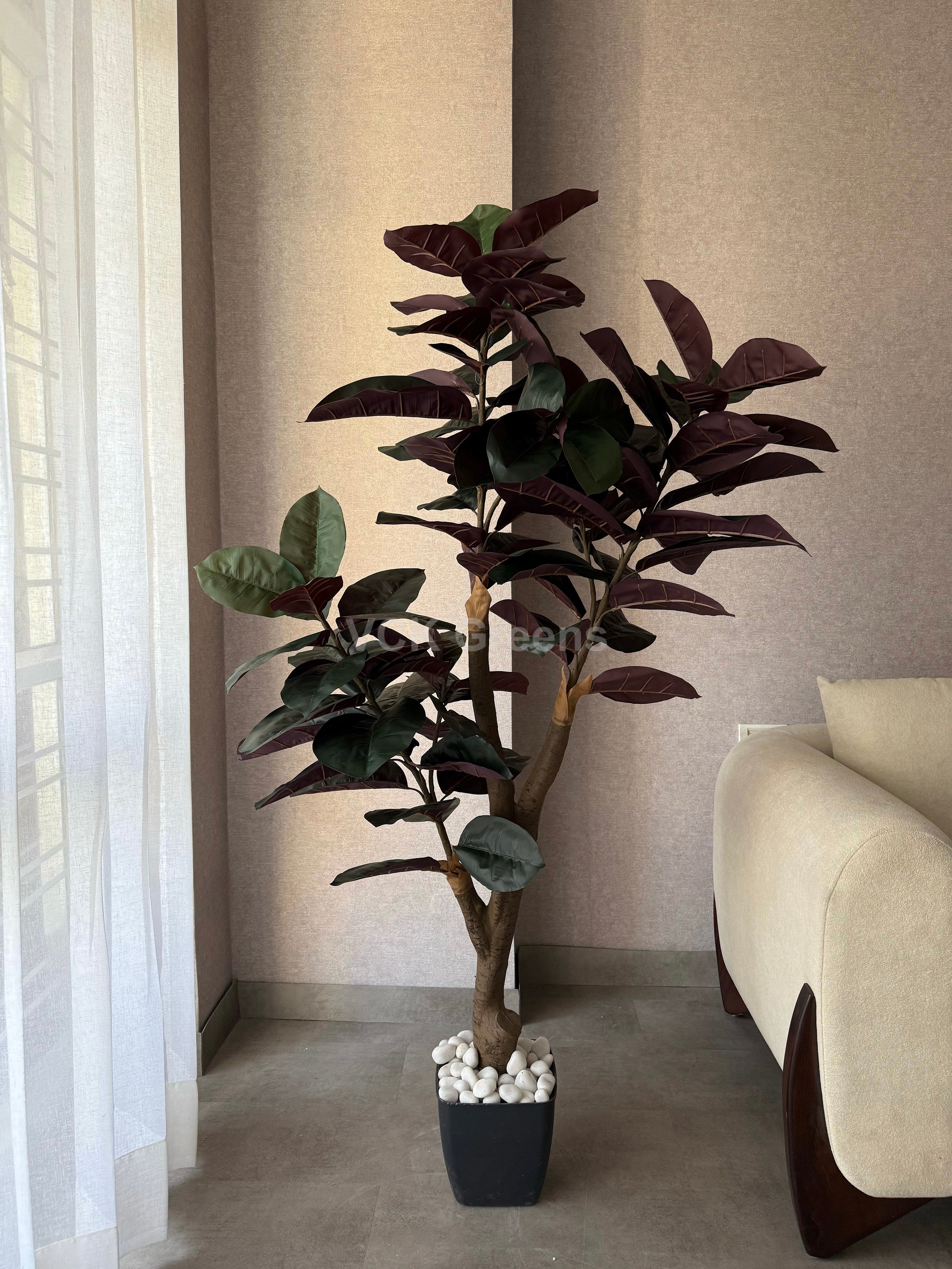 Artificial Rubber Plant 5ft