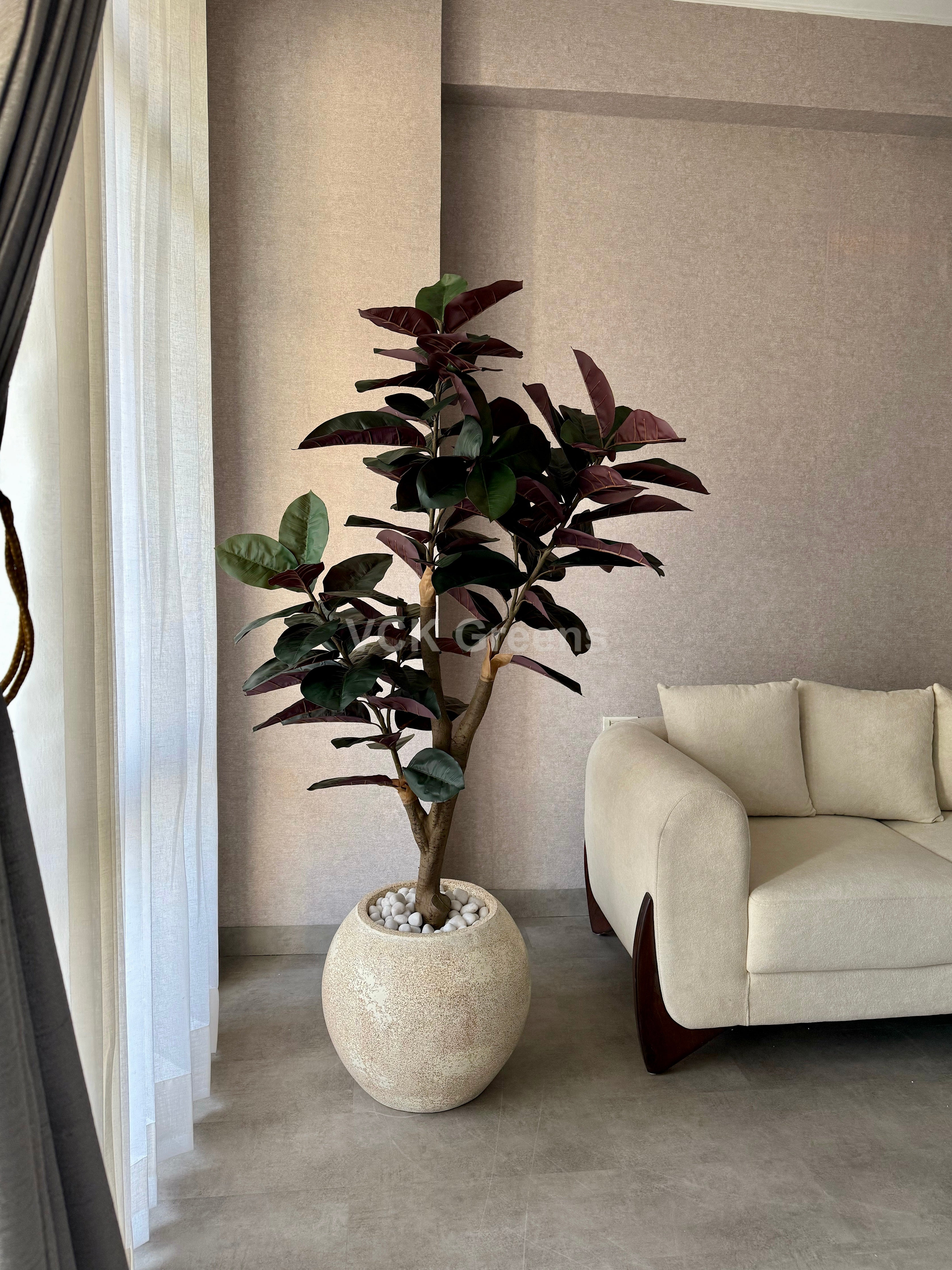 Artificial Rubber Plant 5ft