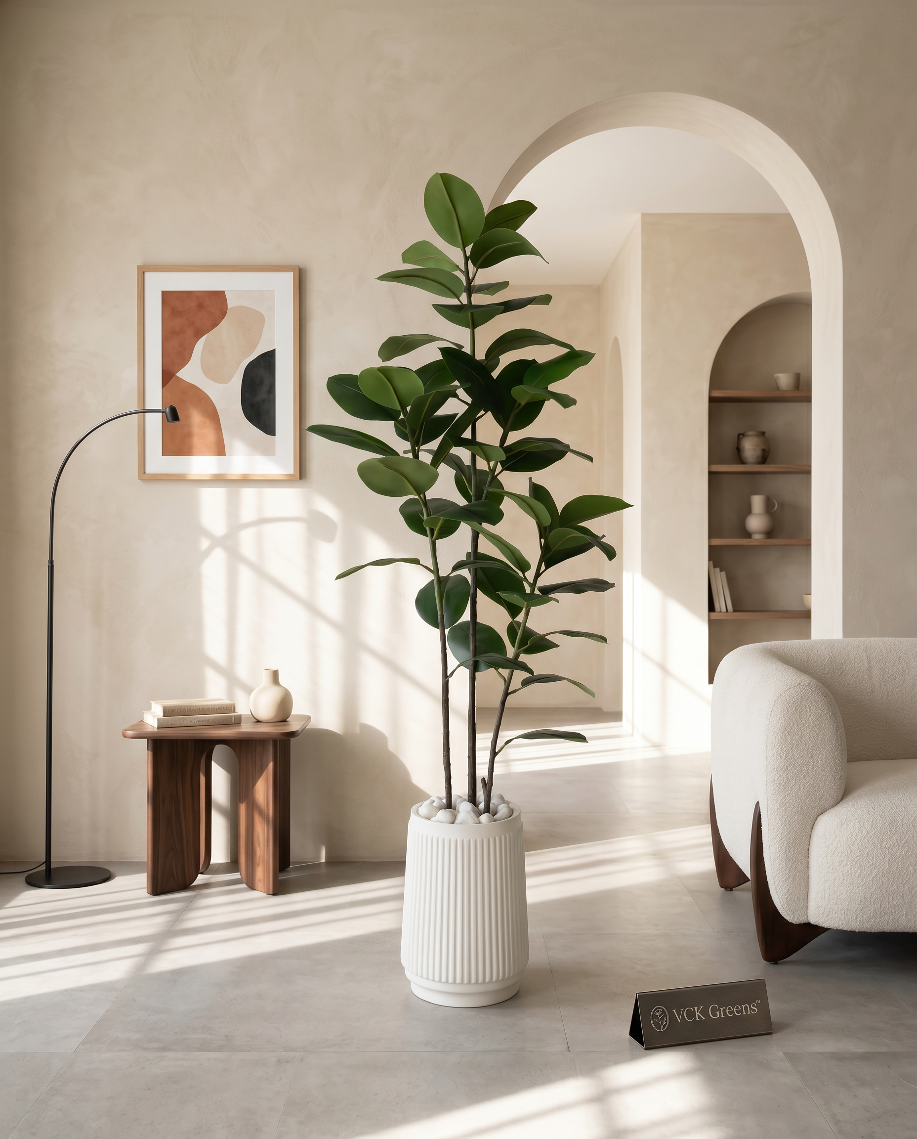 Artificial Vista Rubber Plant 5ft