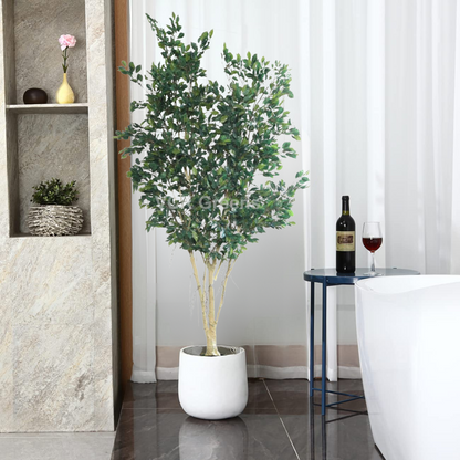 Artificial Tall Ficus Tree 8.3ft With Pot