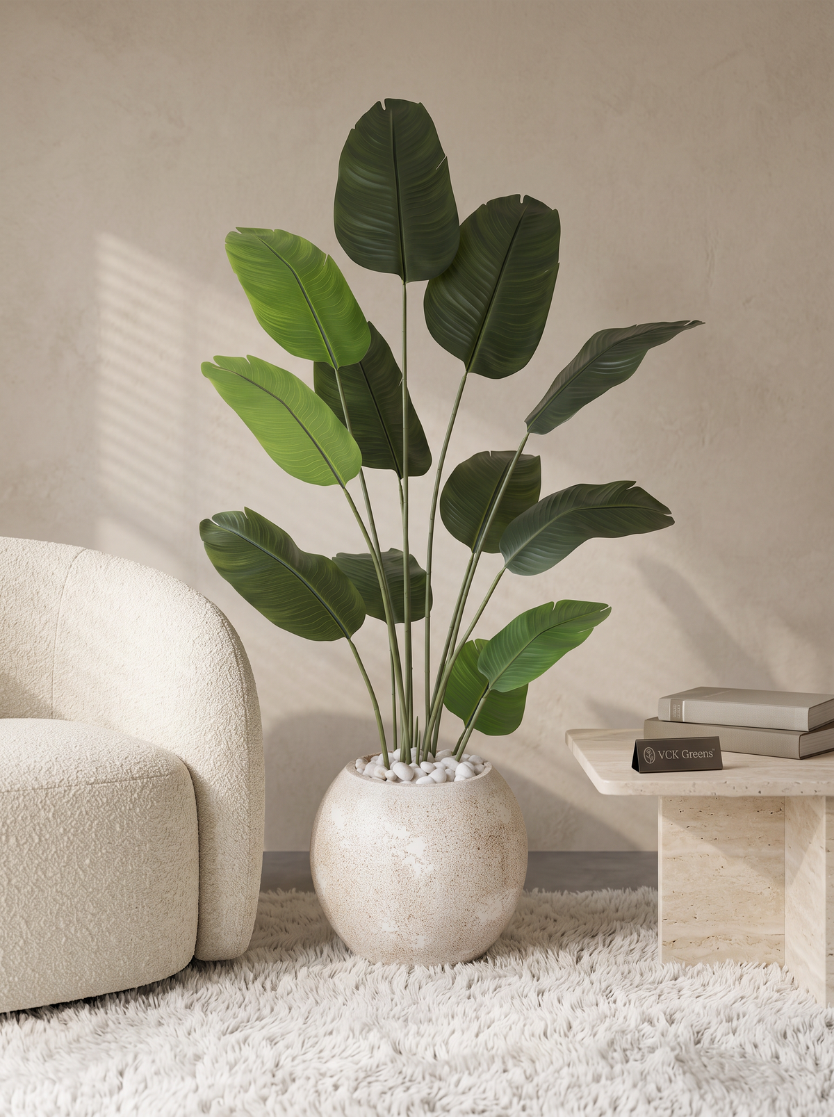 Artificial Travellers Banana Leaf Plant 6ft
