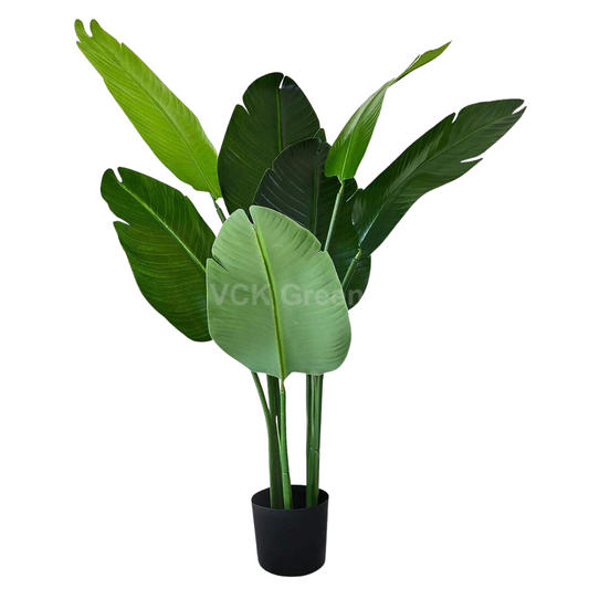 Artificial Travellers Banana Leaf Plant 3.3ft With Pot